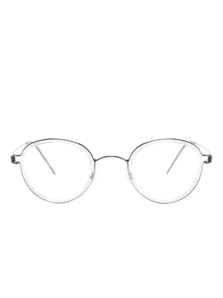 Ochelari de soare rotunzi Lindberg negru