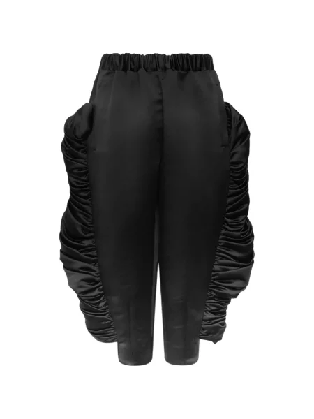Pantaloni Comme Des Garçons cu volane negru