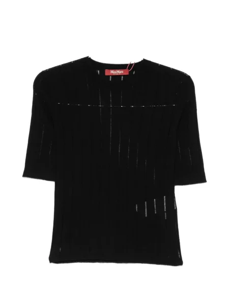 Scurt tricou Max Mara tricotate negru