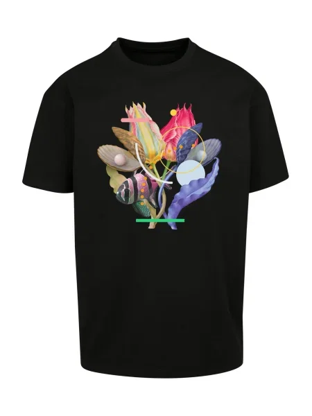 Mister Tee Tričko Coral mix barev černá
