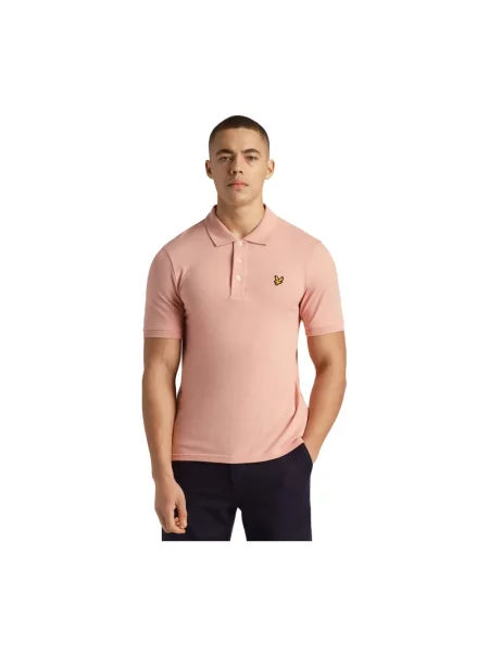 Koszulka polo Lyle & Scott różowa