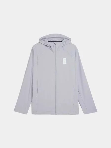 Жіноча Демісезонна куртка PUMA Unisex x Saysky Jacket комбінований верх сірий