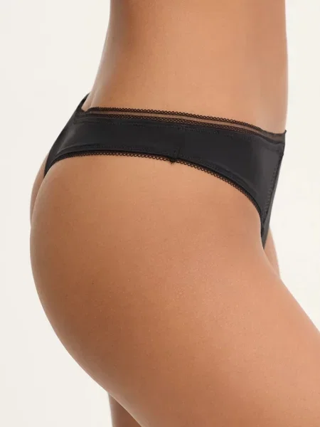 Tangá BOSS THONG B.PURE čierna