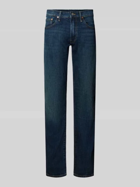 Jeansy Slim o kroju slim fit z efektem znoszenia Polo Ralph Lauren czarne