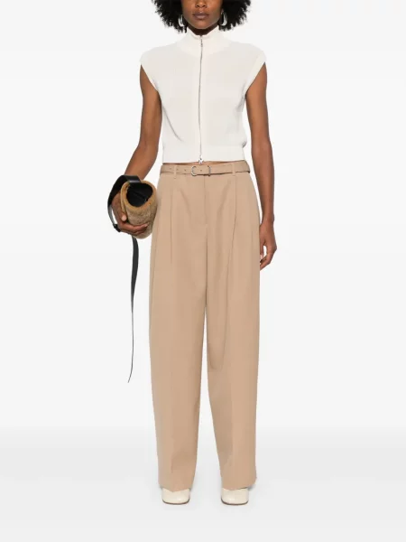 Kelnės Jil Sander ruda