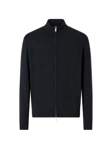 Cardigan Zegna de lână albastru