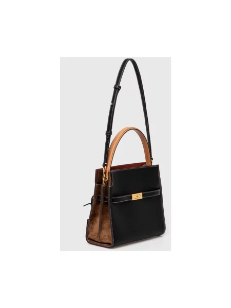 Tory Burch torebka skórzana CN czarny