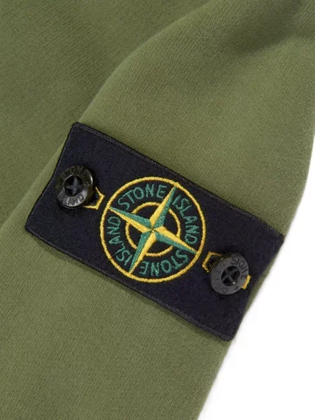 Bluza rozpinana dziecięca Stone Island zielona