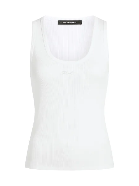 Karl Lagerfeld Top alb