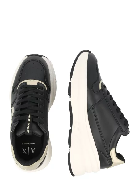 ARMANI EXCHANGE Nízke tenisky zlatá čierna