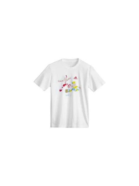 Tricou copii Adidas alb