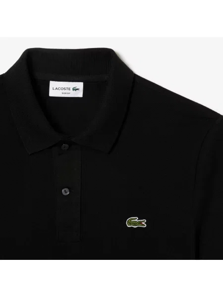 Поло Lacoste черное