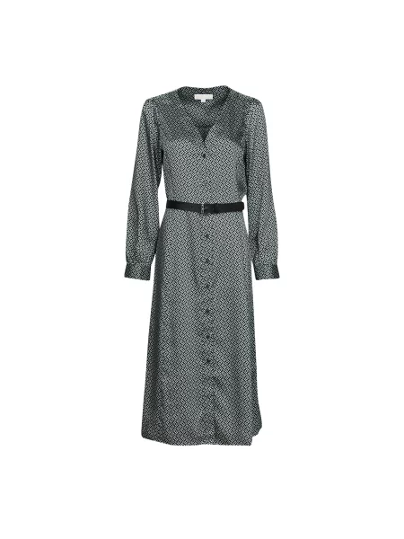 Maxi obleka Michael Michael Kors nad koleni črna