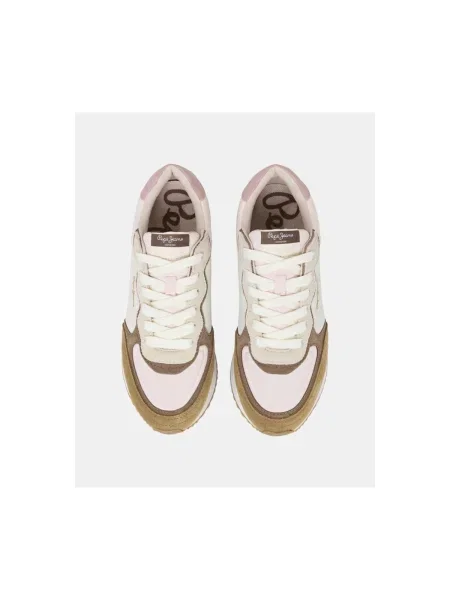 Pantofi Pepe Jeans cu model piele de șarpe bej