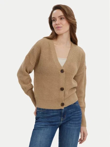 Vero Moda Ζακέτα Lea Regular Fit μπεζ