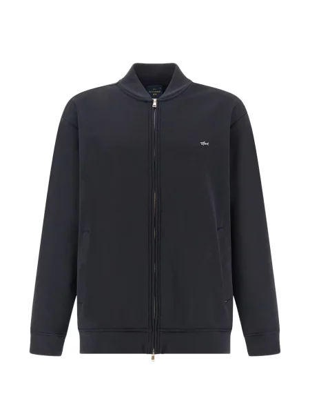 Флийс яке тип бомбър Paul & Shark синьо