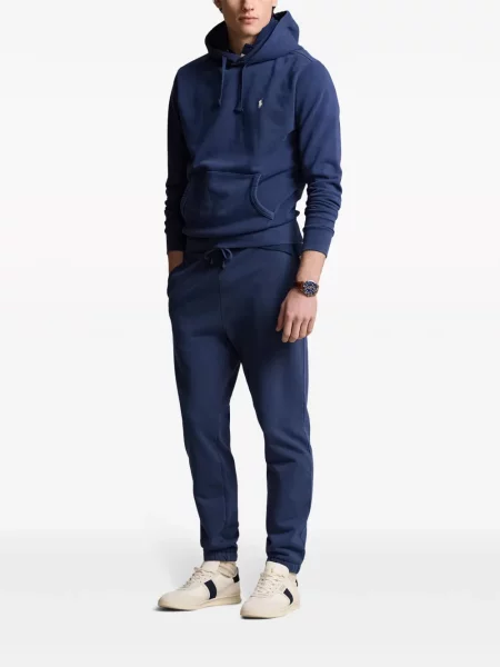Prugasta polo majica Polo Ralph Lauren s printom od kašmira plava