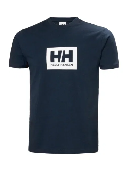 HELLY HANSEN Majica BOX mornarska bela