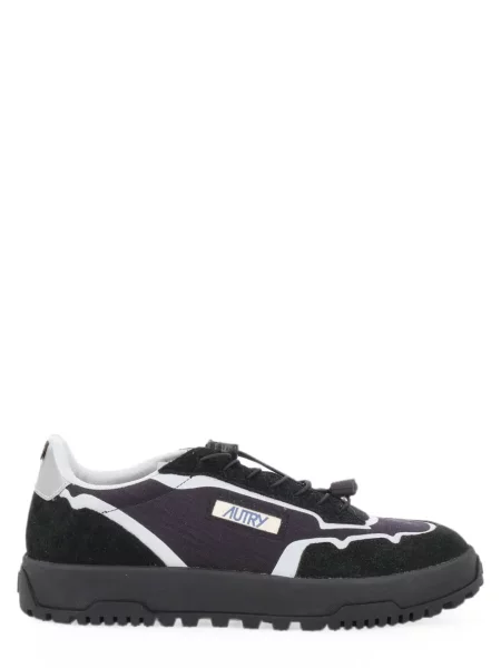 Sneakerși Autry din piele de căprioară negru
