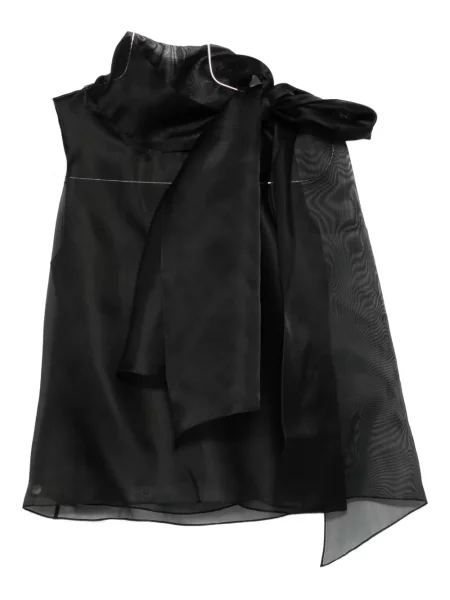Bluză Lita Couture cu funde negru