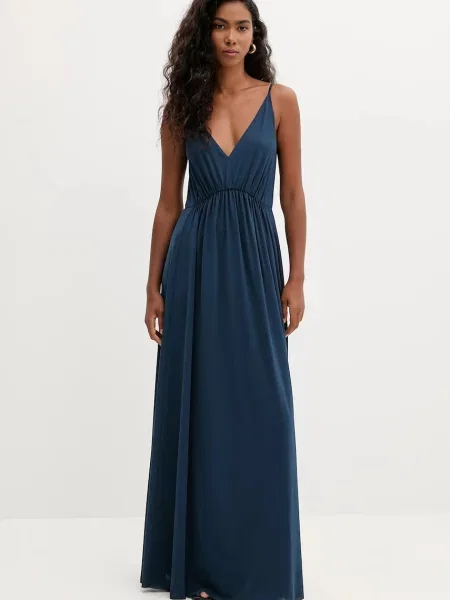 MAX&Co. rochie maxi evazați turcoaz