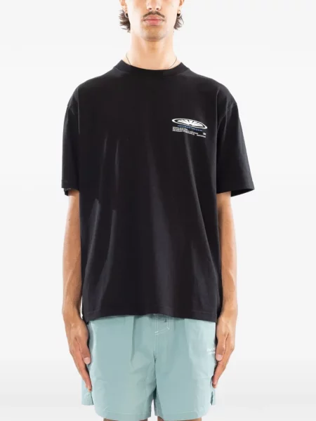 Tricou New Amsterdam cu imagine negru
