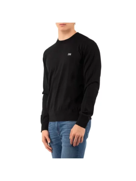 Sweter Dsquared2 z logo czarny