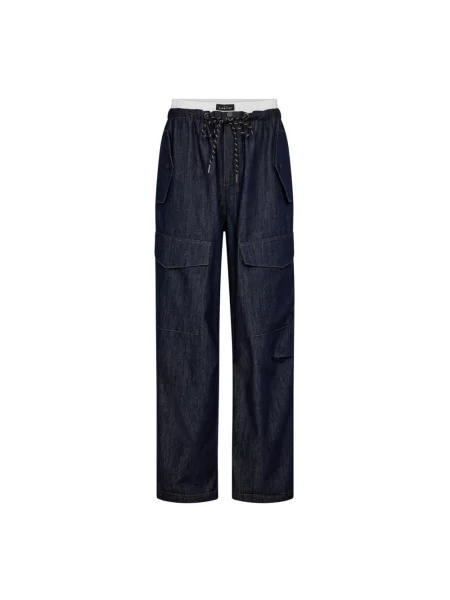 Spodnie cargo Haute L'amitié niebieskie