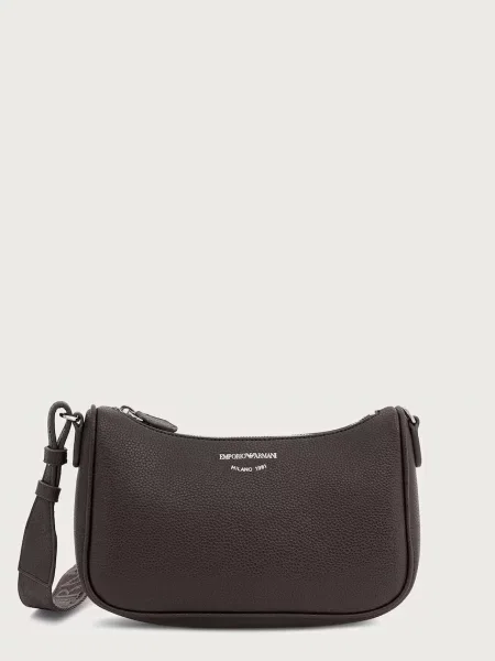 Geanta crossbody Emporio Armani maro
