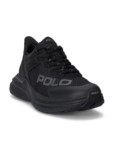 Sneakersy Polo Ralph Lauren skórzane czarne