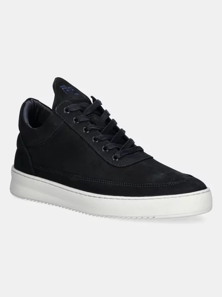 Filling Pieces adidași din nubuc Low Top Ripple Nubuck marin albastru