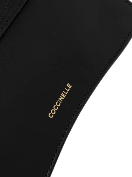 Geanta de piele Coccinelle din piele negru