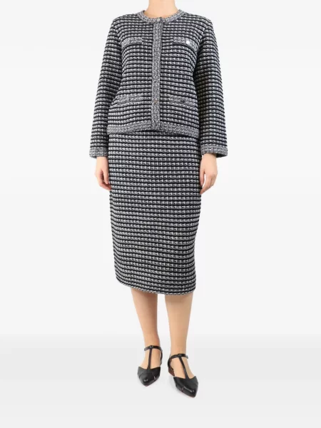 Fustă Tory Burch tricotate negru