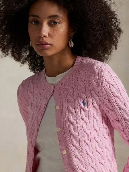 Кардиган Polo Ralph Lauren розовый