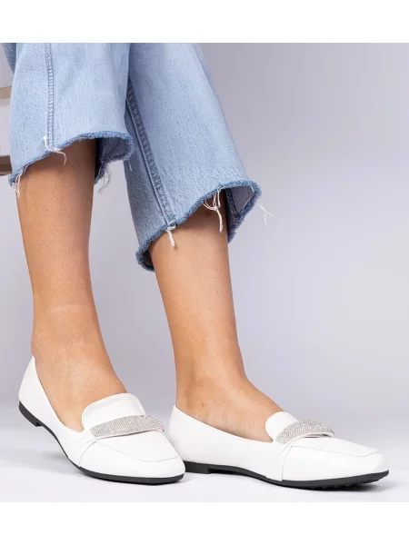 Мокасини D/ceo бяло