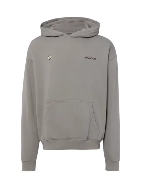 PEGADOR bluza z kapturem Mężczyźni L szary