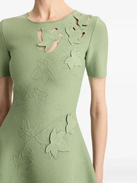 Rochie Oscar De La Renta de costum verde