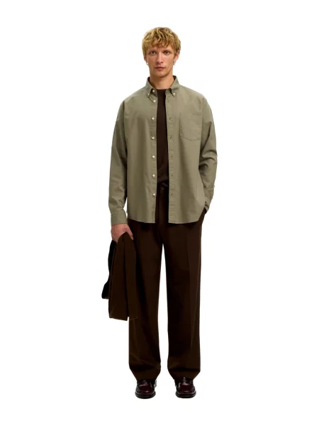 SELECTED HOMME Tricou Rick' verde