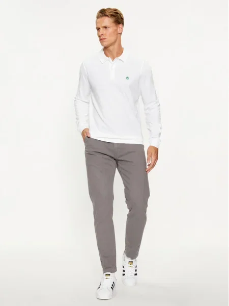 Тениска с дълъг ръкав United Colors Of Benetton бяло
