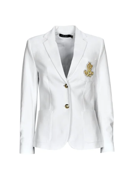 Ruhák Lauren Ralph Lauren ANFISA-LINED-JACKET fehér