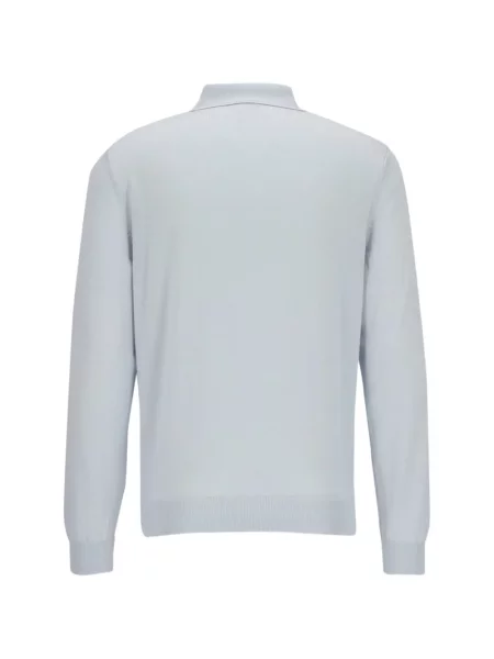 Lung tricou polo Boss albastru