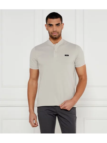 Calvin Klein Pólóing Regular Fit bézs