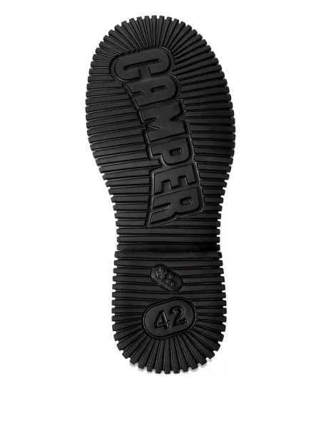 Botine Camper cu șireturi din dantelă chunky negru
