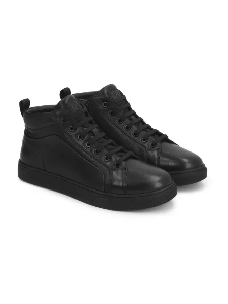 Sneakersy Kazar skórzane czarne