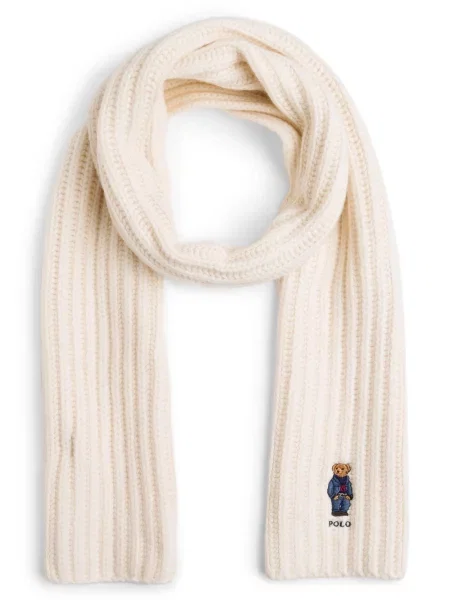 Polo Ralph Lauren szalik wełniany beżowa