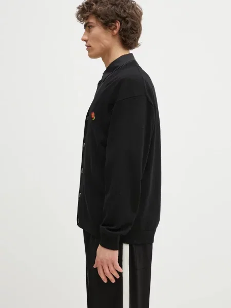 Kenzo kardigan wełniany Pop czarny