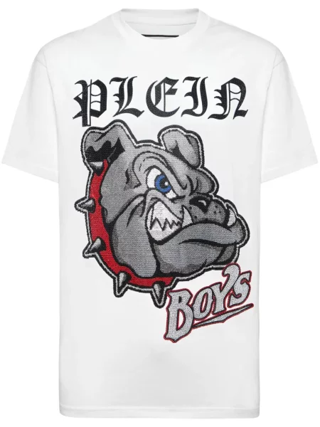 Tricou Philipp Plein alb