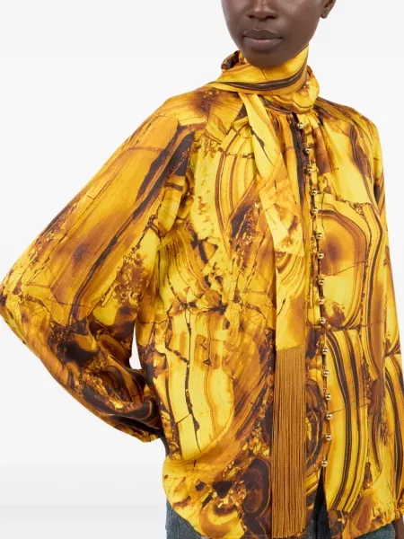 Блуза Roberto Cavalli жълто