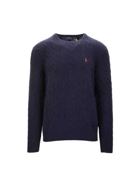 Sweter Ralph Lauren wełniany niebieski