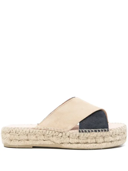 Espadrile Manebi din piele de căprioară